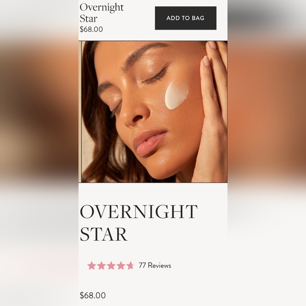 Glomance Overnight Star Resurfacing Exfoliater Treatment. Price Firm - Picture 3 of 11